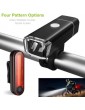 Super Hell Fahrrad LED Beleuchtung Set Fahrradlicht USB Scheinwerfer & Rücklicht